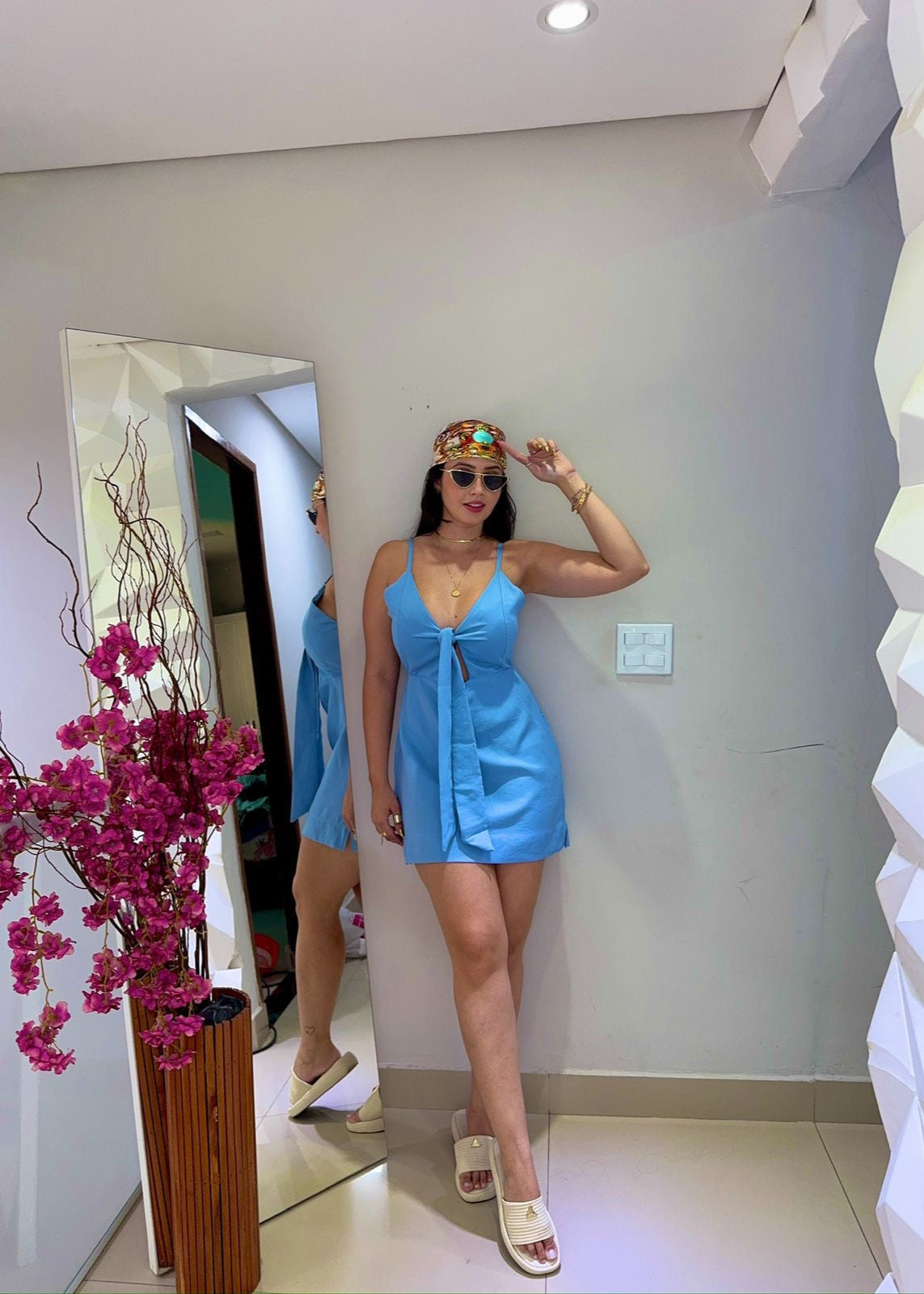 Vestido Jasmine Azul