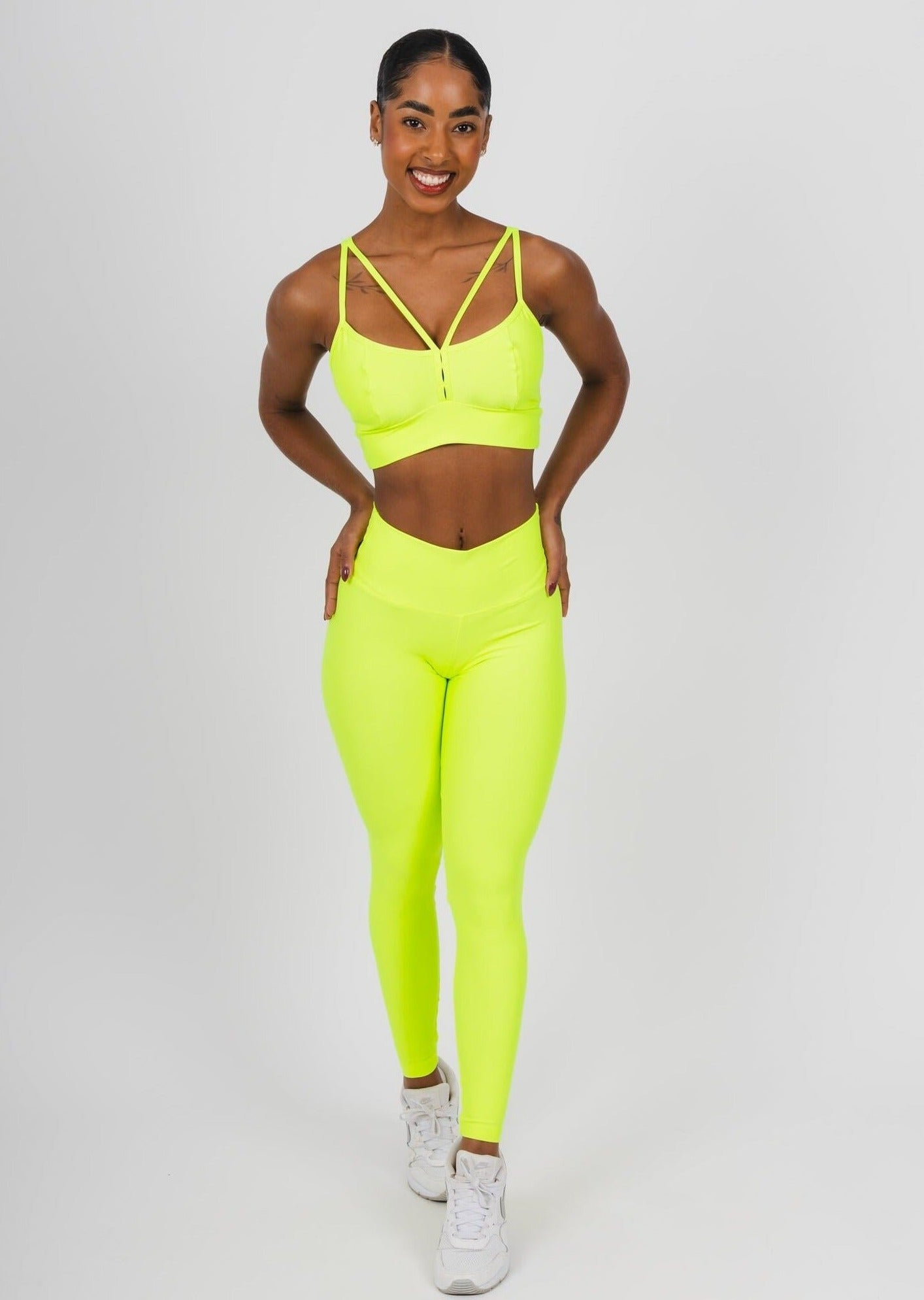 Conjunto Fio 80 Ana Verde Neon