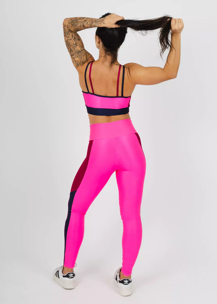 Conjunto Fio 80 Premium Anne Pink Fluor